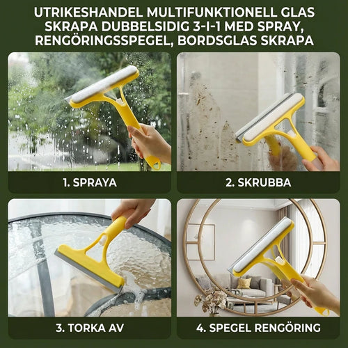Multifunktionell Glasrengöringsstång